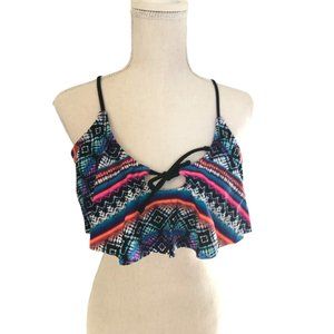 Island Soul Swim Bikini top Large NWT